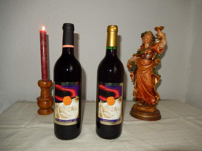 Blauer Bernburger Wein Jahrgang 2013